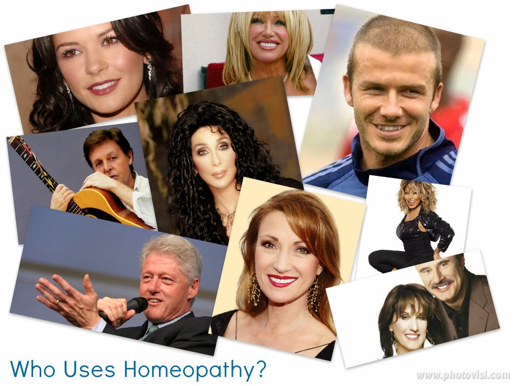 Celebrities using Homeopathic Remedies