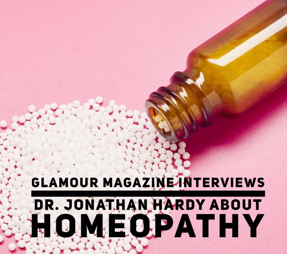 Glamour Magazine: Interview with Dr. Jonathan Hardy about Homeopathy