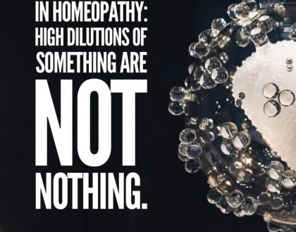High Dilutions of Something are NOT Nothing