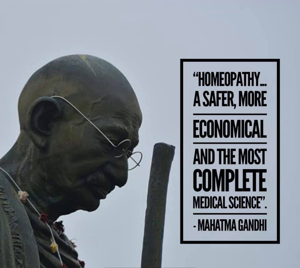 Gandhi & Homeopathy