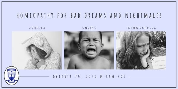 Homeopathy for Bad Dreams and Nightmares