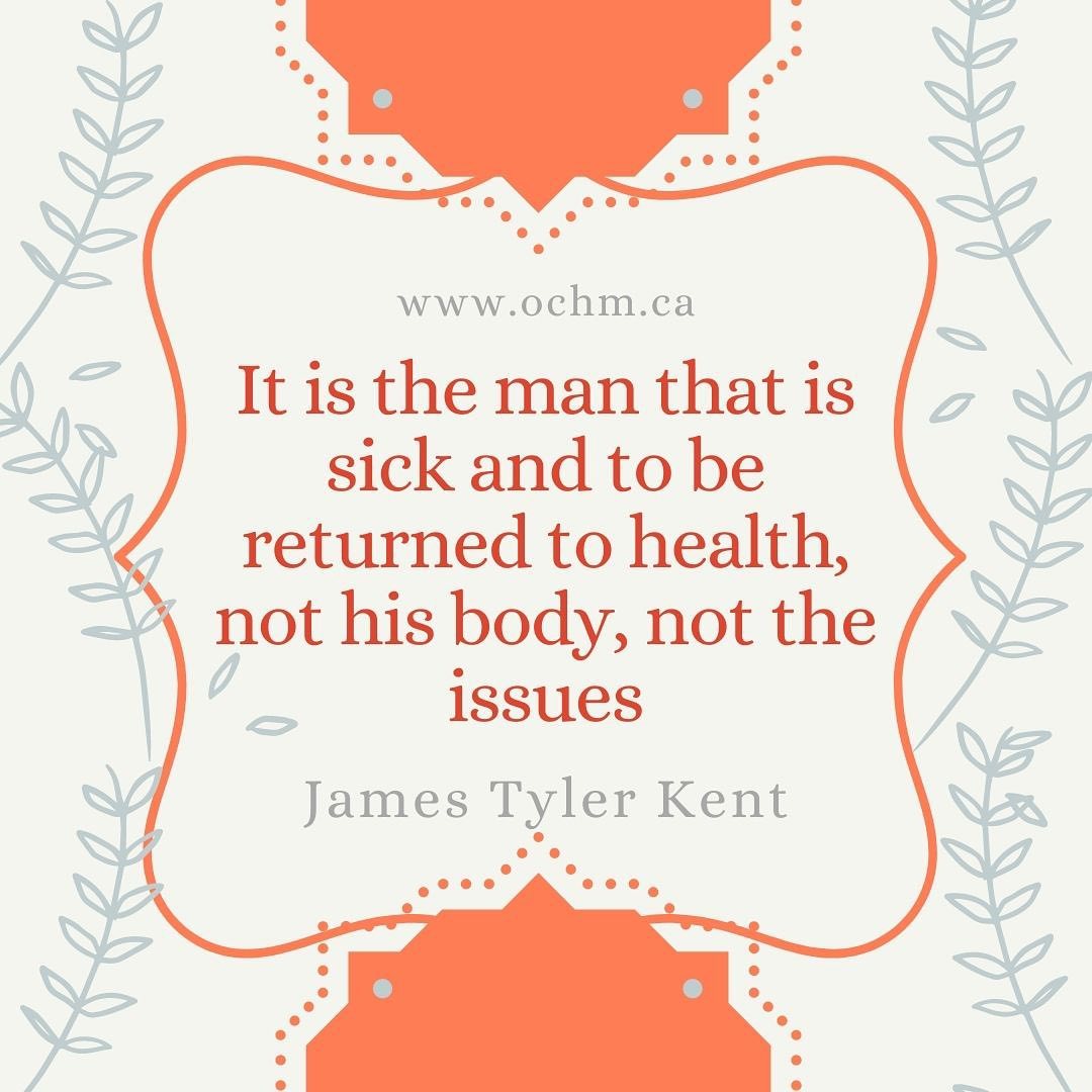 It is the man that is sick and to be returned to health, not his body
