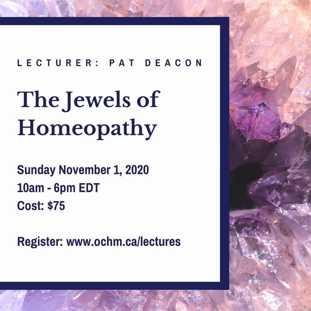 Webinar:  The Jewels of Homeopathy