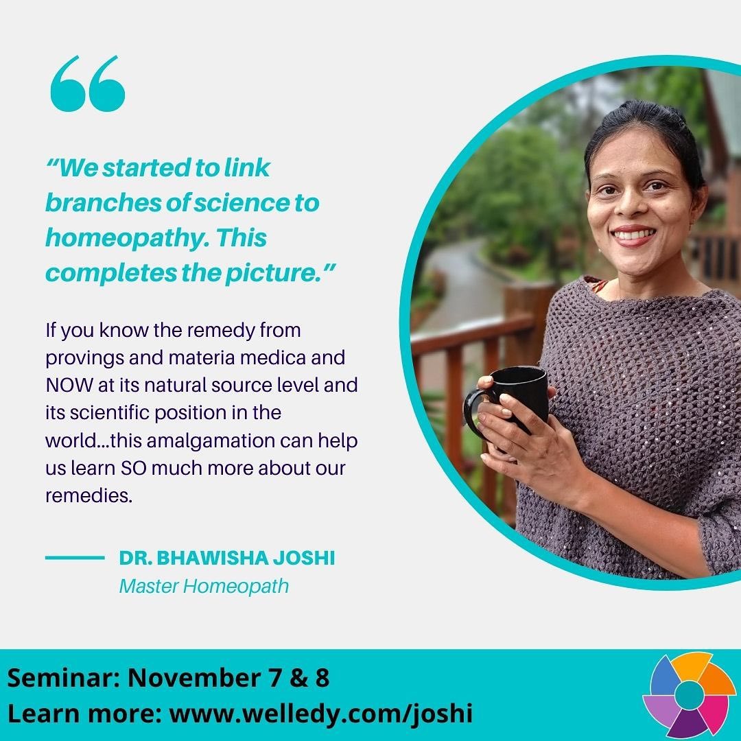 Seminar November 7 & 8 with Dr. Bwawisha Joshi