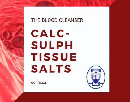 Calc-sulph Tissue Salts is considered “the Blood Cleanser”
